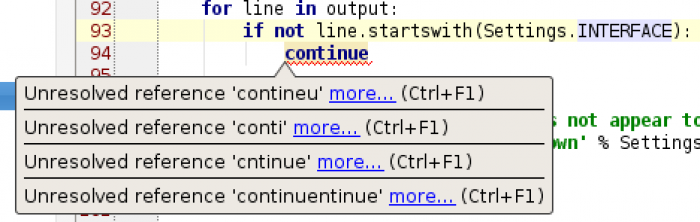 Go home, PyCharm, you're drunk.