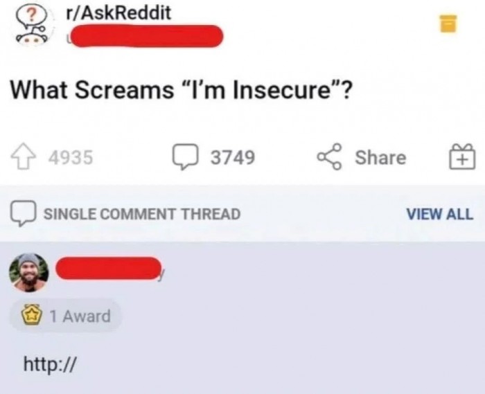 Loud insecurity