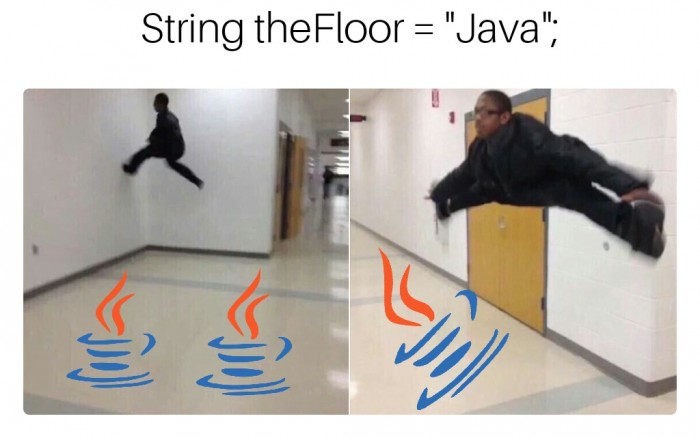 The floor is java
