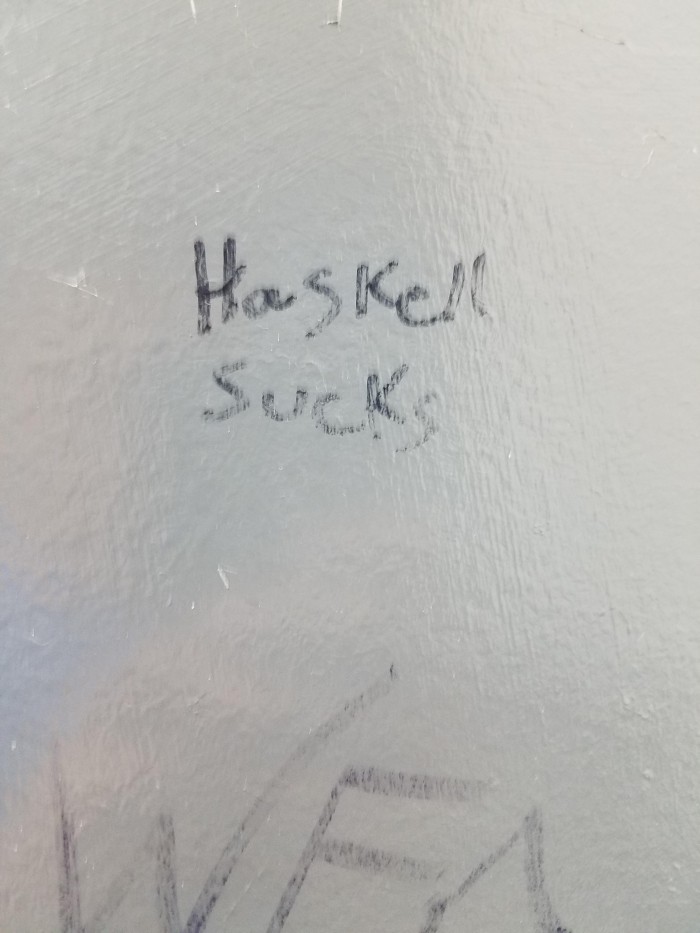 Found this on the bathroom wall of a gas station