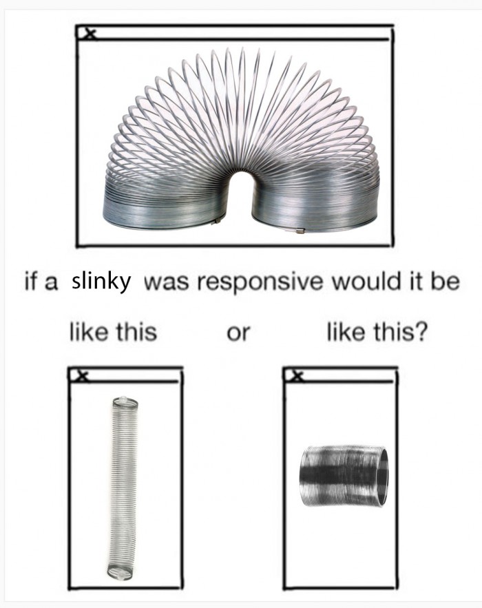 If a slinky was responsive
