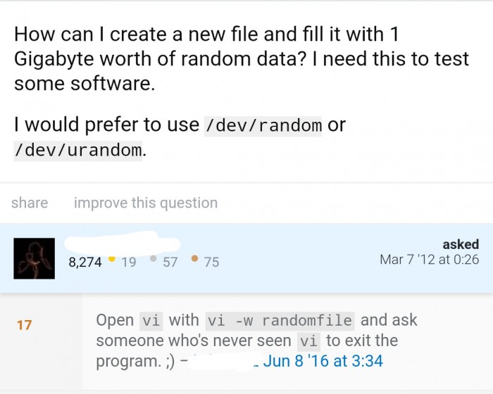 How can I populate a file with random data?