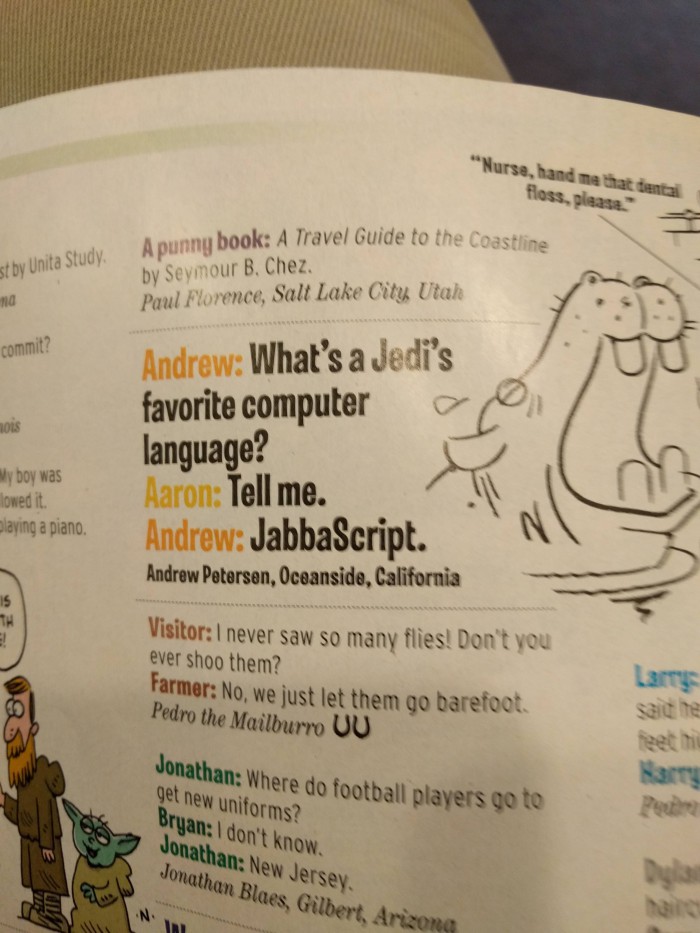 Found this in a kids magazine