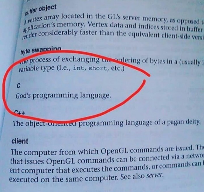 God's Programming language!