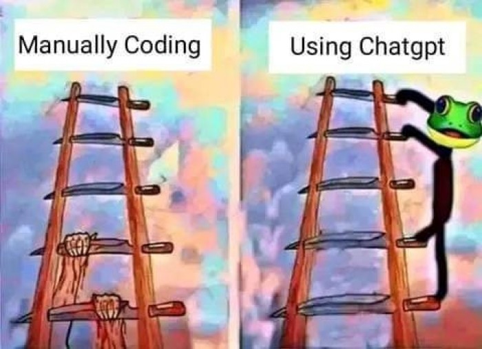 Manually coding vs ChatGPT