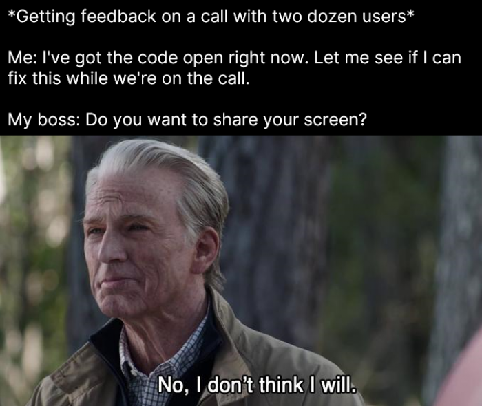 Do you want to share your screen?