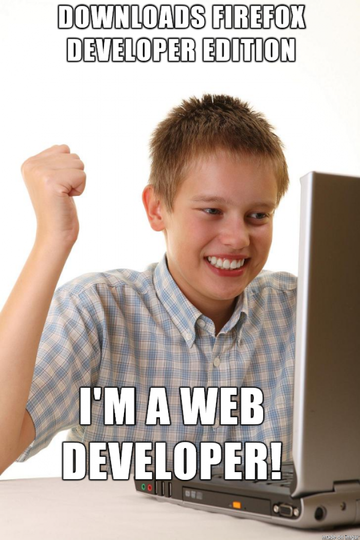 I'm a web developer!