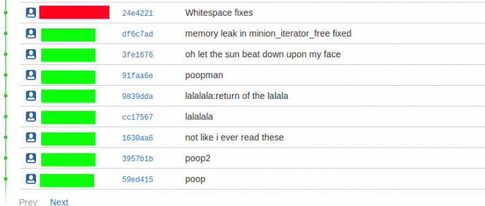  started read the commits made by the new Intern