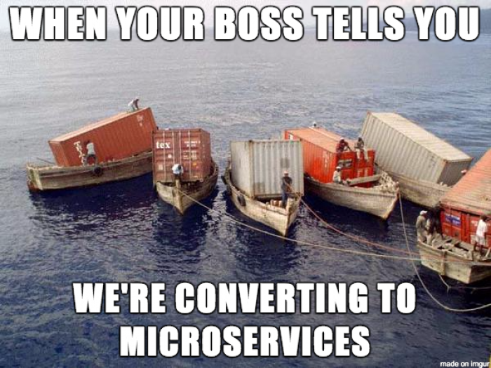 When your boss tells you we're converting to microservices, using docker