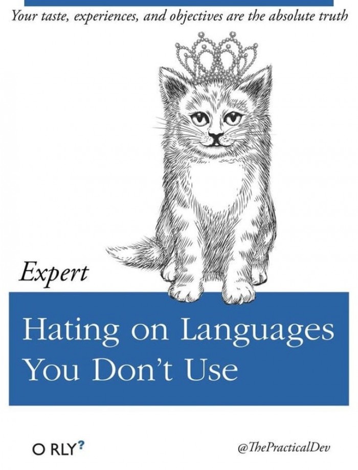 Hating on languages you don't use