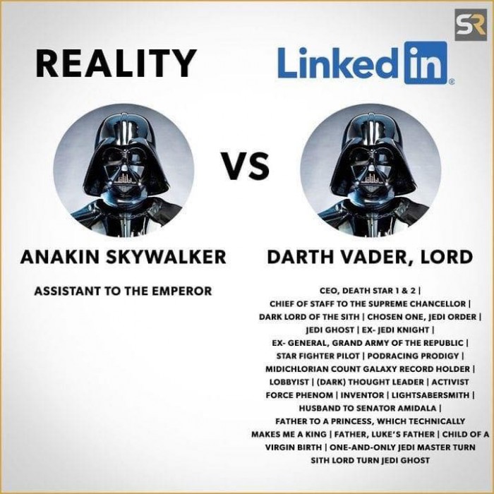 Reality vs Linkedin