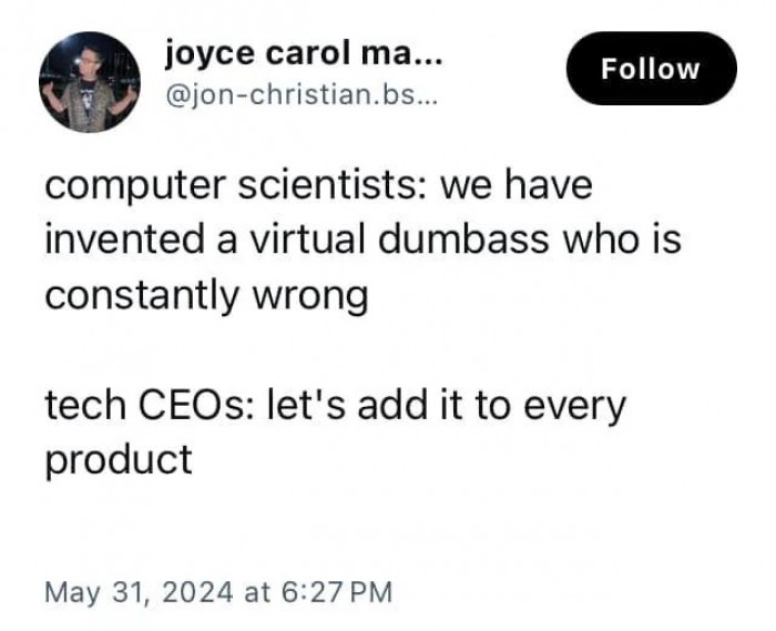 Virtual dumbass