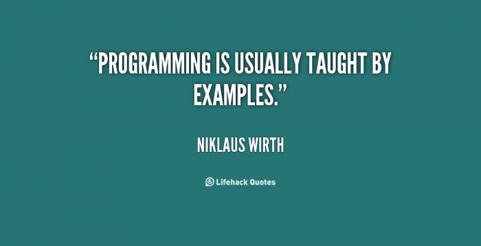Learning programming