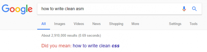 I wish I meant that, Google... I wish.