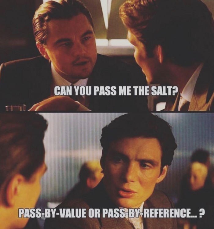 Passing the salt