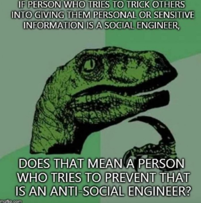 Anti-social engineer