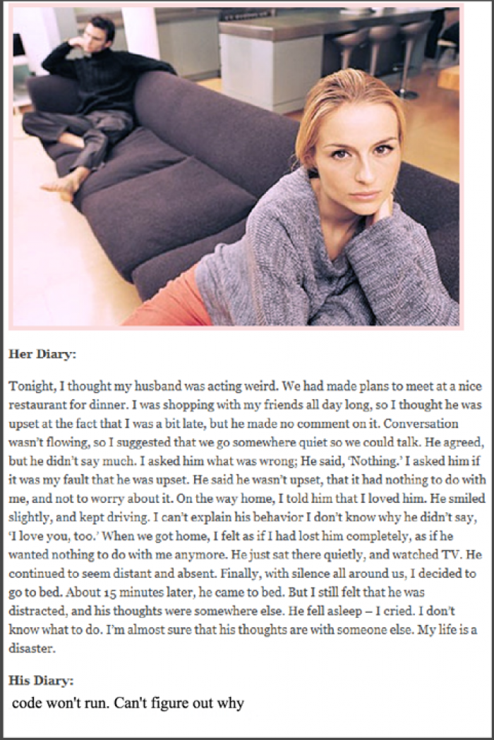 his and her diary