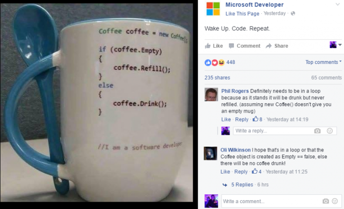 Microsoft Developer just showing their abilities