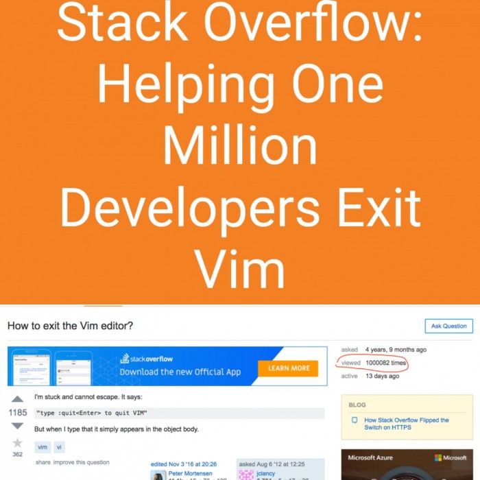 That's a lot of vim users!!
