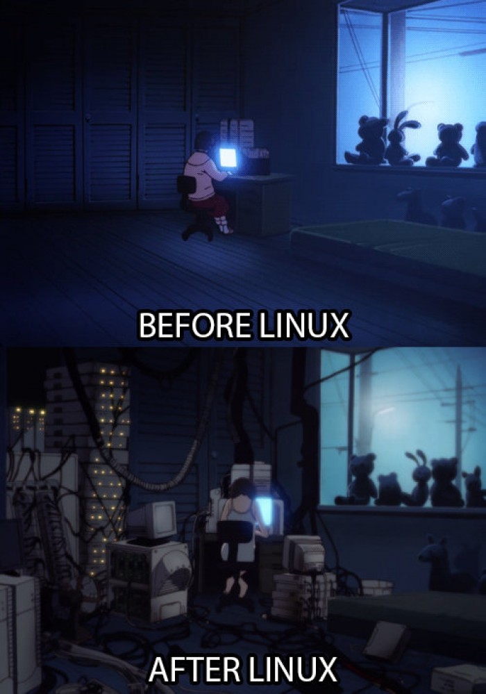 Linux: before and after