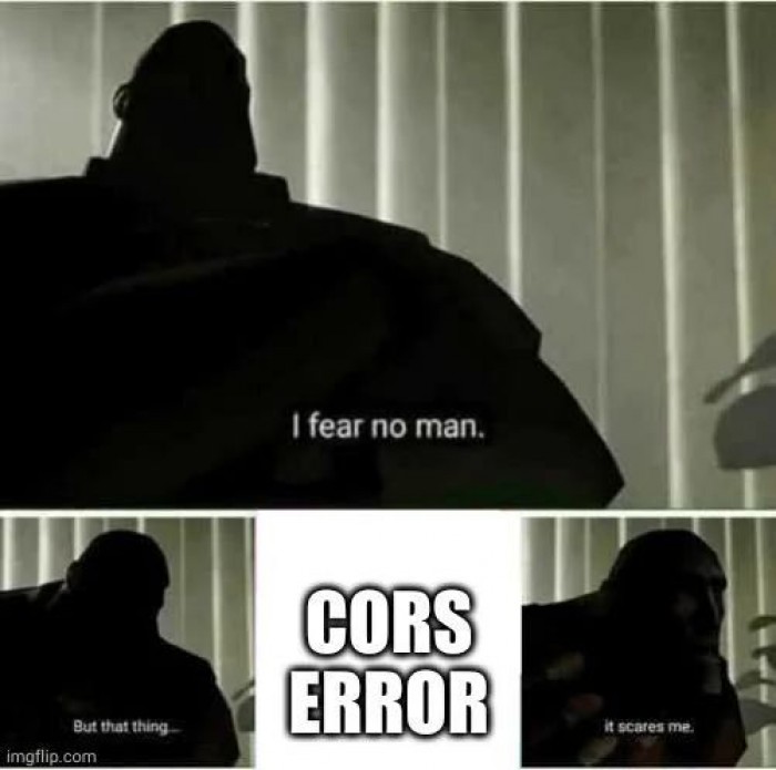 CORS error