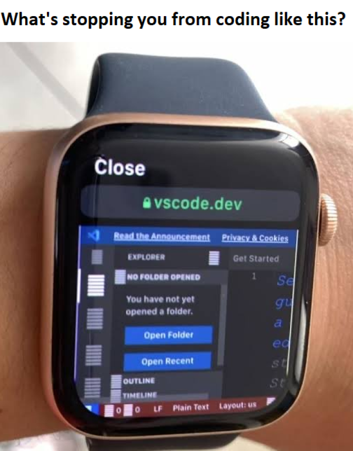 What's stopping you from coding like this?