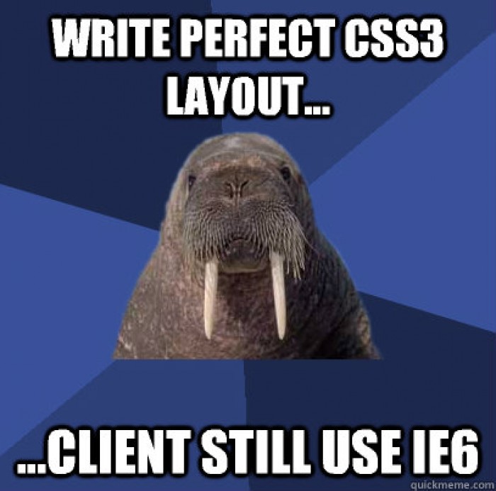 CSS 3 and IE 6