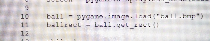 So I tried to learn how to use pygame when suddenly in the tutorial…