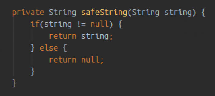 Not sure if this string is safe enough