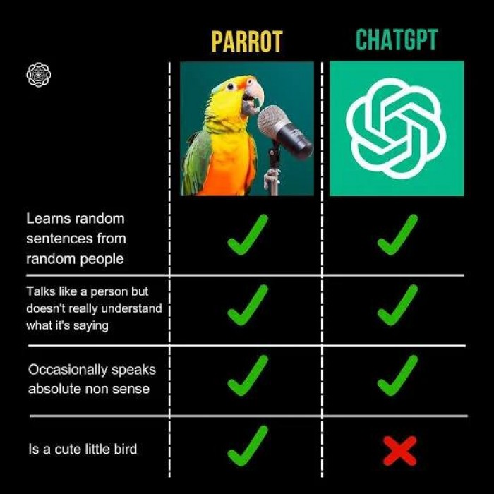 Parrot vs ChatGPT