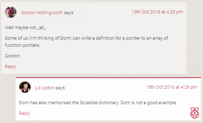 Dom is not a good example.