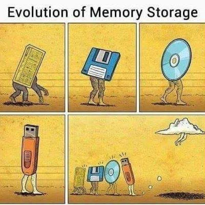 evolution of memory storage