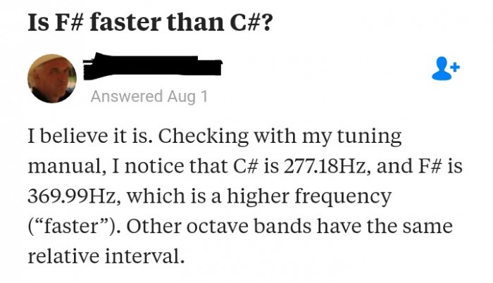 Is F# faster than C#? 