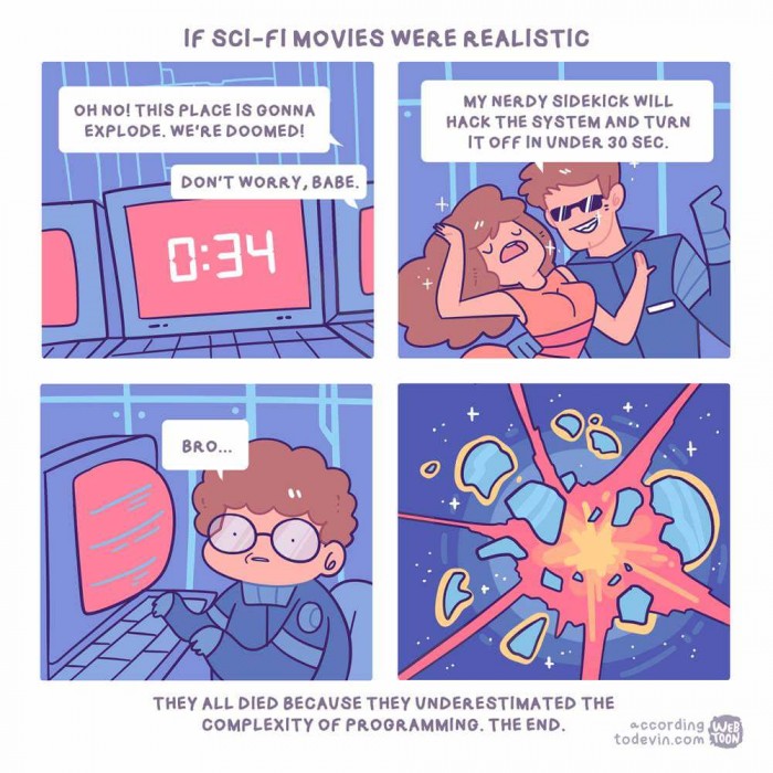 [accordingtodevin] "If Sci-fi Movies Were Realistic"